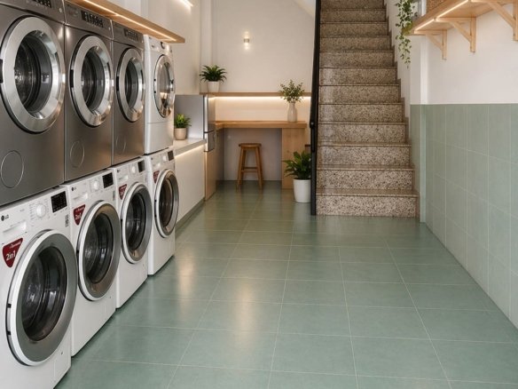 Nhà mặt tiền Dương Thị Mười – đang kinh doanh giặt sấy 10tr/tháng – 2 tầng 2