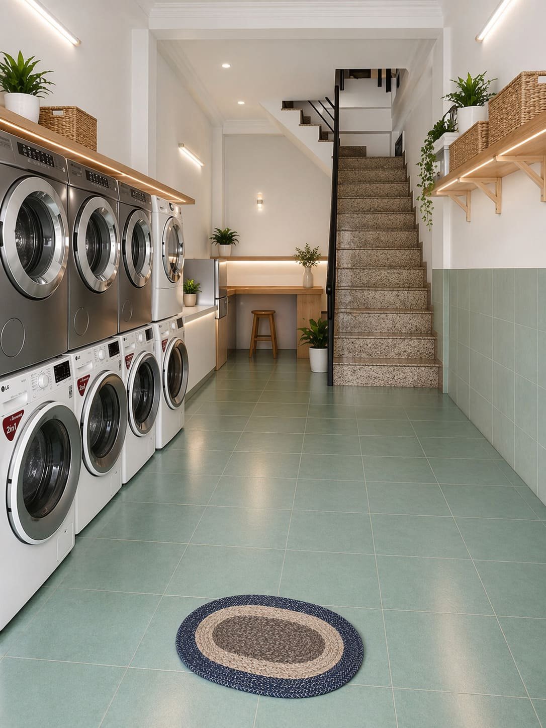 Nhà mặt tiền Dương Thị Mười – đang kinh doanh giặt sấy 10tr/tháng – 2 tầng 2