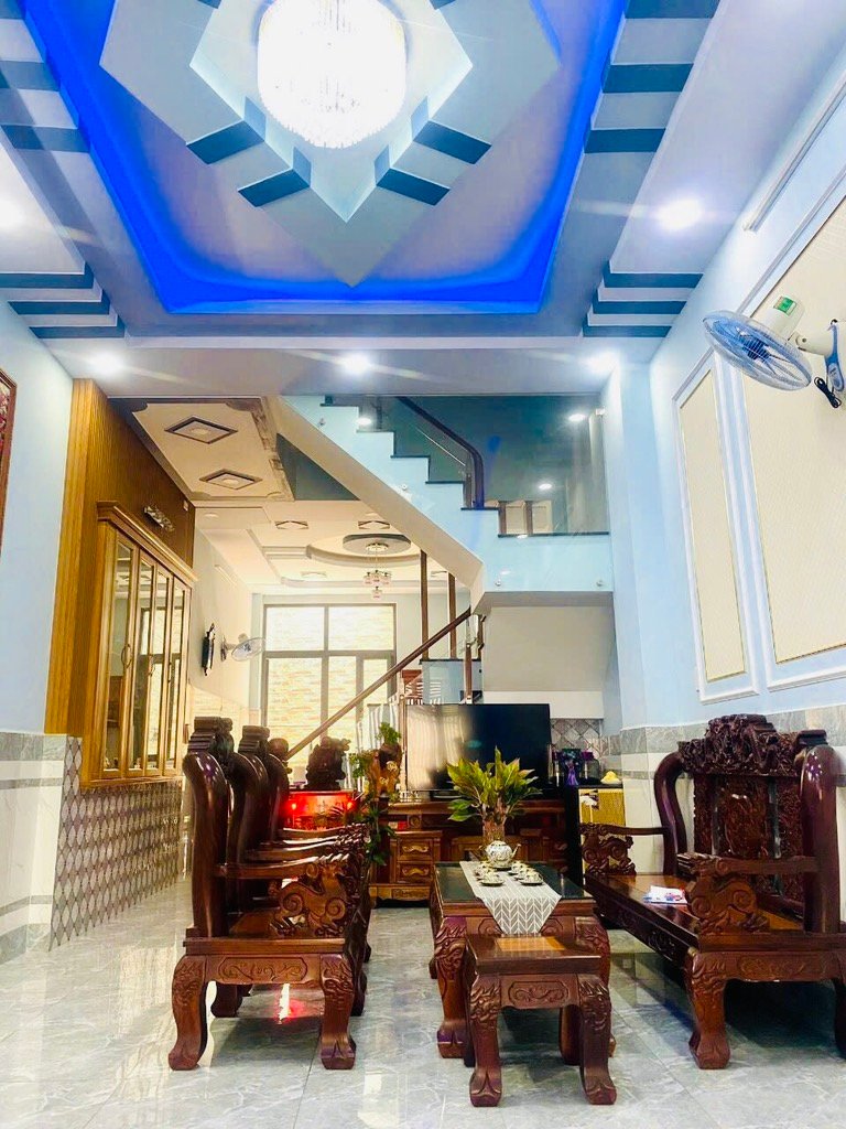 Nhà mới xây 4 tầng – Sân ô tô 7m – Hẻm xe hơi – 4PN – Full nội thất 2